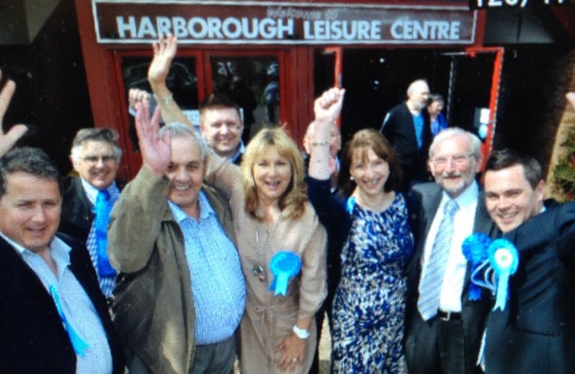 Harborough Conservatives celebrating