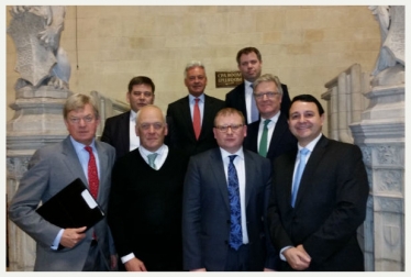 Leicestershire's MPs with Nick Rushton meeting Marcus Jones MP, (DCLG).